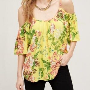Anthropologie Plenty by Tracy Reese Floral top
